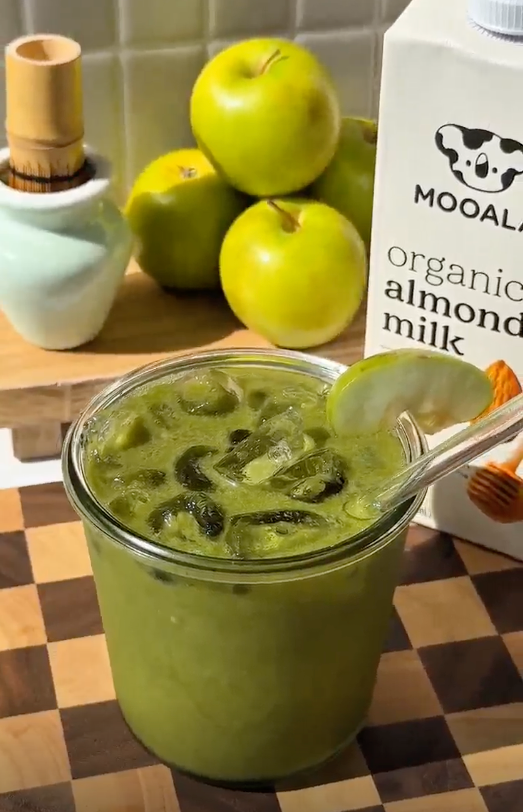 Apple Cider Matcha Latte