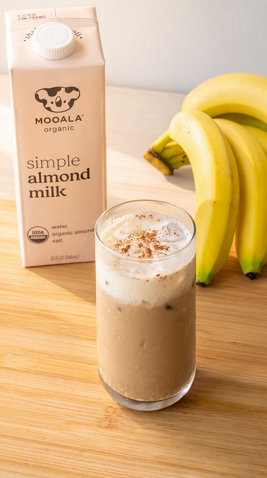 Banana Almond Milk Iced Coffee