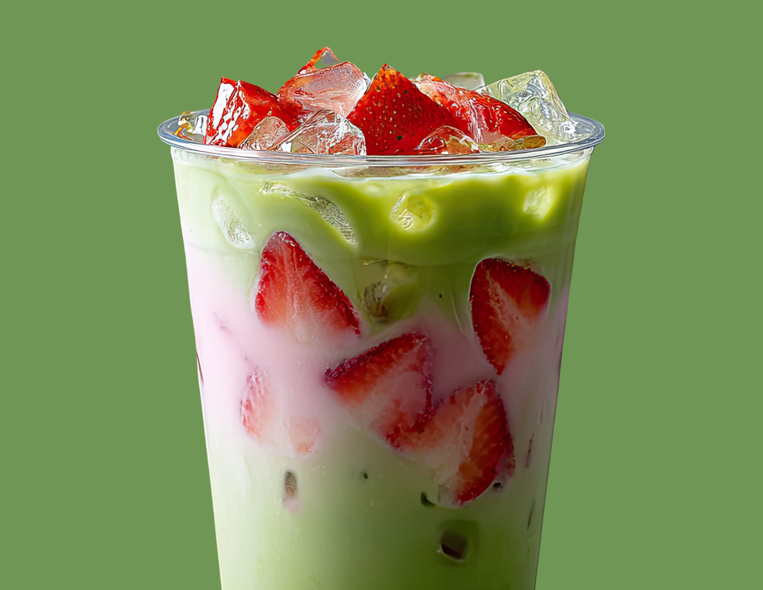Iced Strawberry Matcha