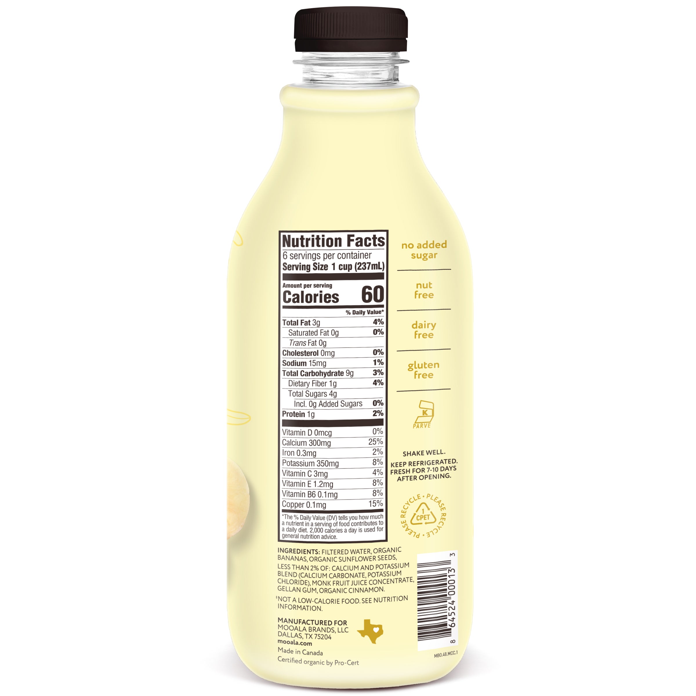 Original Bananamilk - Products | Dairy-Free & Organic - Mooala