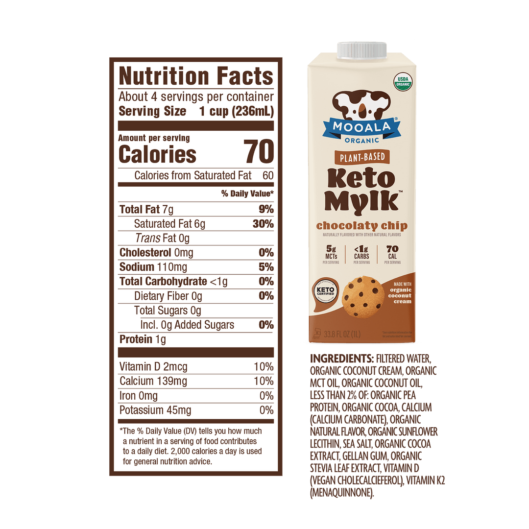 Chocolaty Chip Keto Mylk™, Shelf-Stable