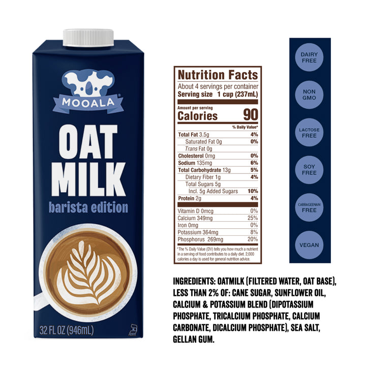 Conventional Barista Oatmilk, Shelf-Stable