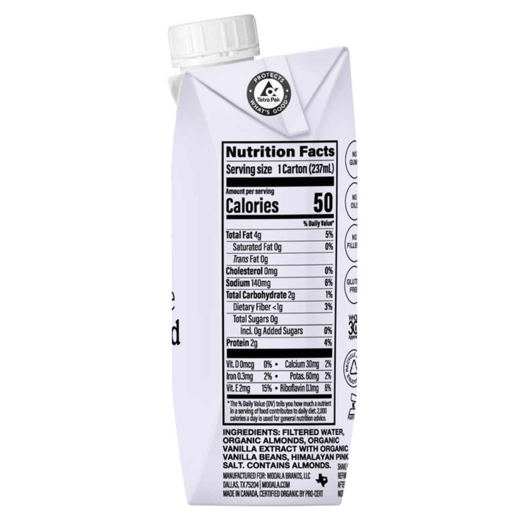 Simple Vanilla Bean Almond Single Serve, Shelf-Stable