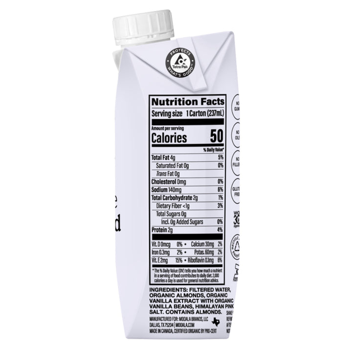 Simple Vanilla Bean Almond Single Serve, Shelf-Stable