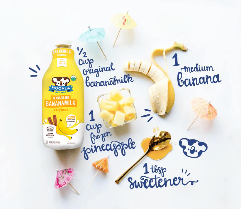 Pina Bananamilk Smoothie