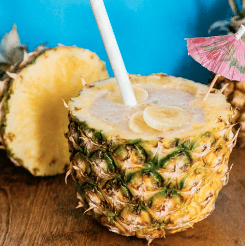 Tropical Pineapple Banana Smoothie